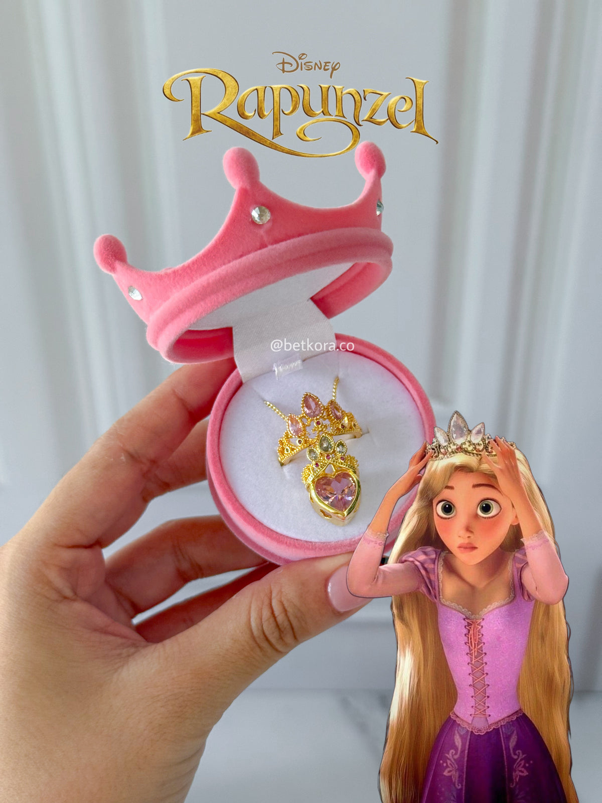 Combo “rapunzel” en rosado