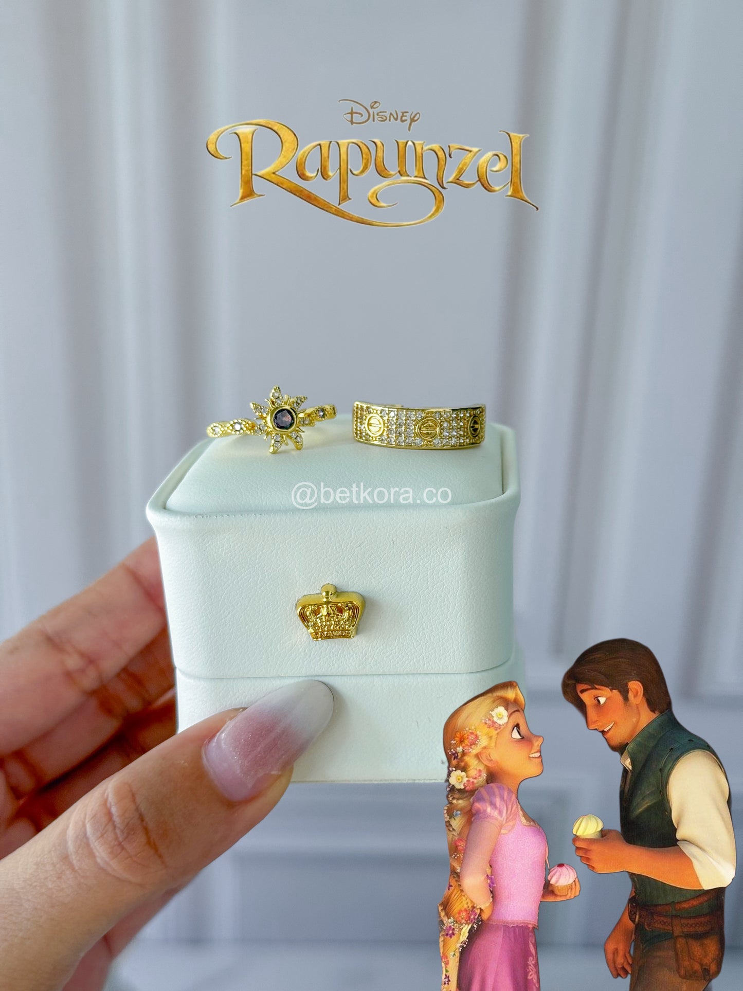 Anillos promesa “Rapunzel”