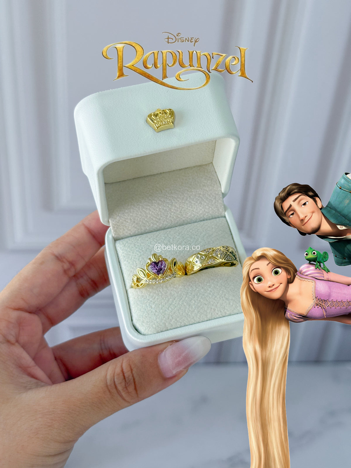 Anillos promesa “Rapunzel”