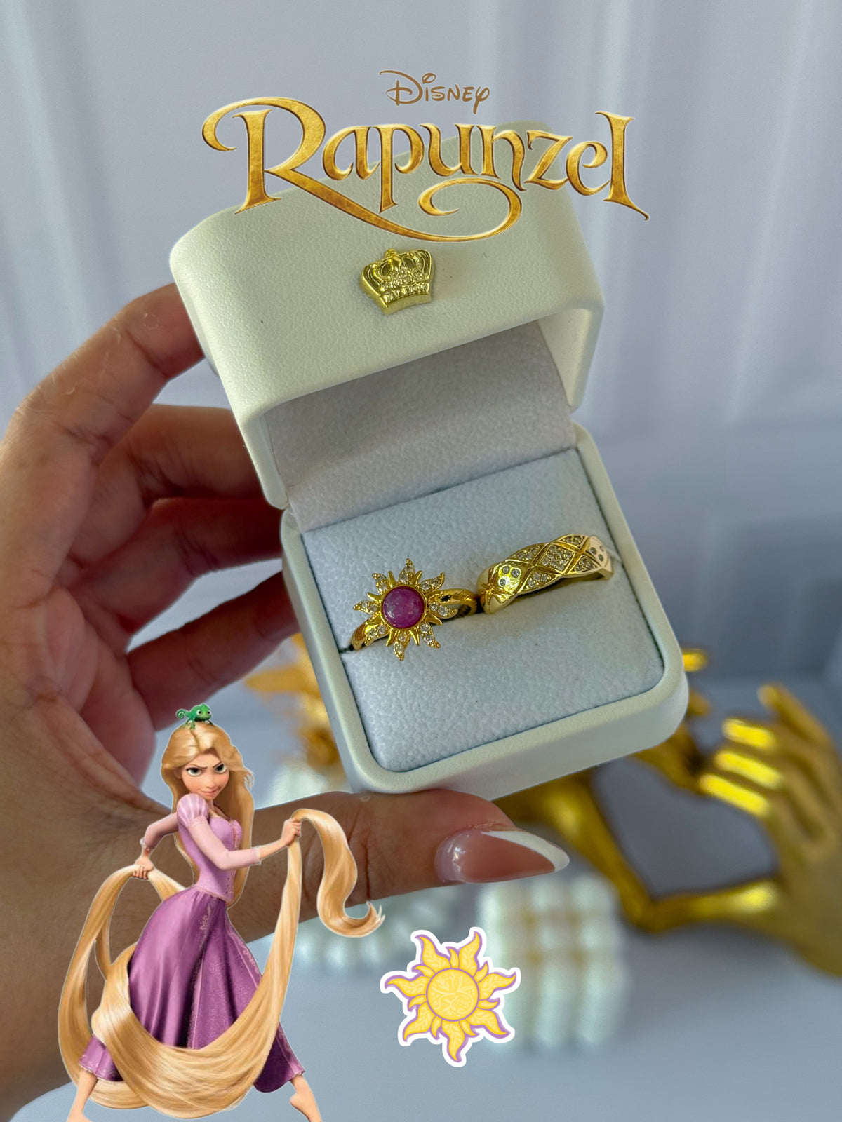 Anillos promesa “Rapunzel”