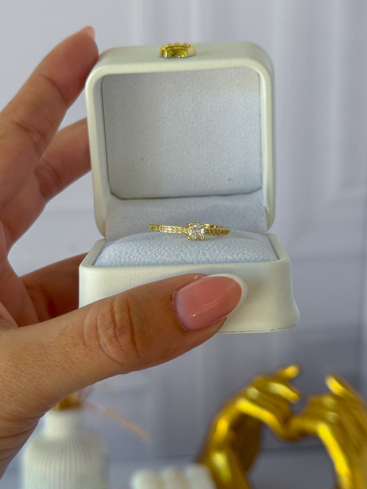 Small pearled ring