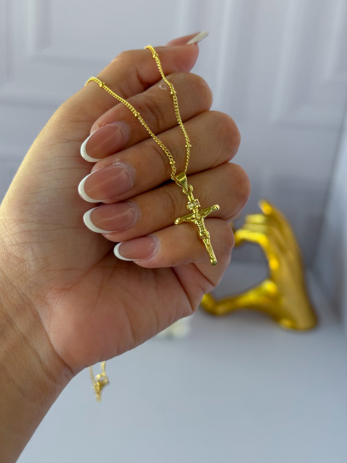 Cadena cruz Cristo