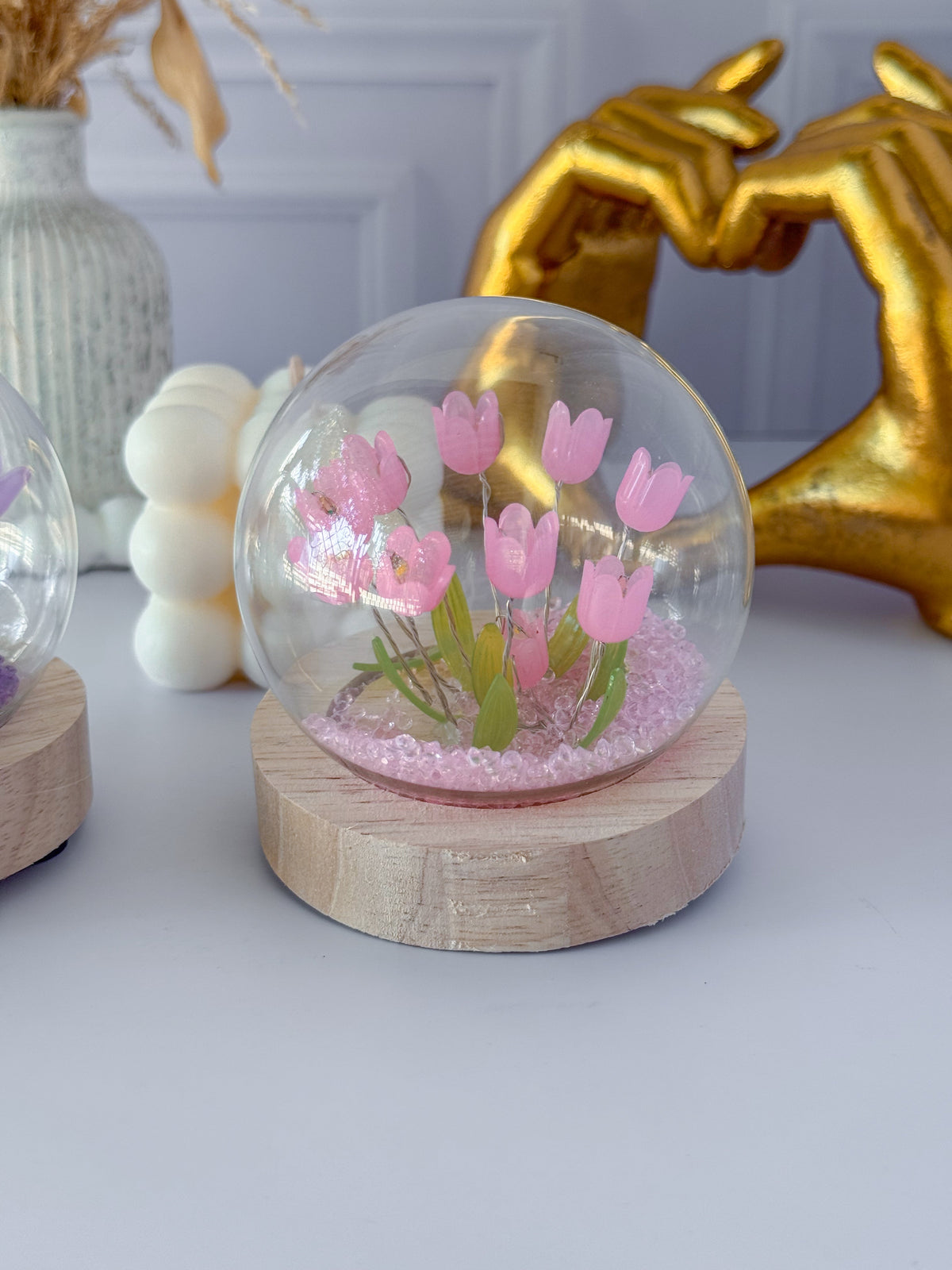 Pink Tulip Lamp