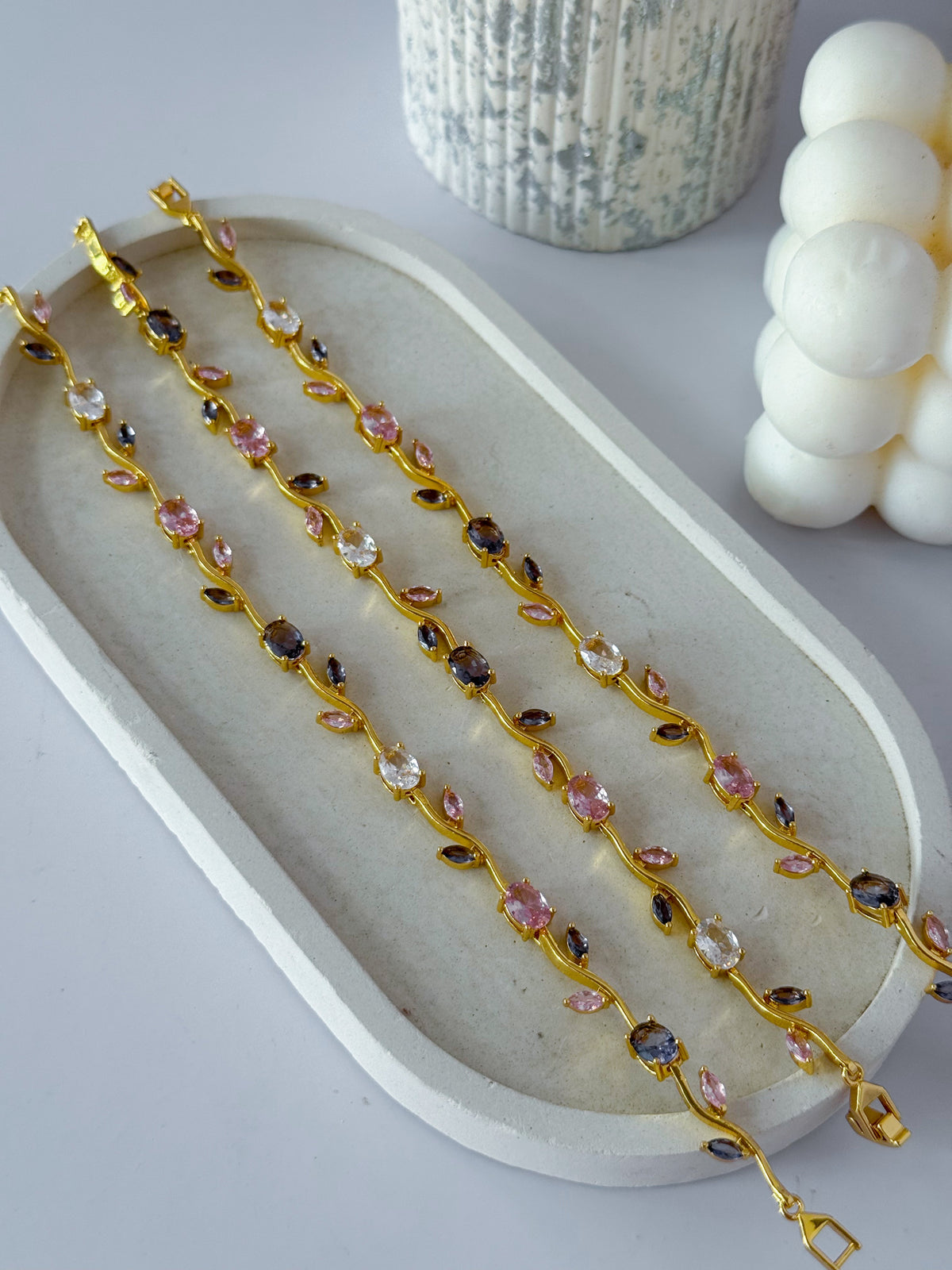 Pulsera de tulipanes de Rapunzel