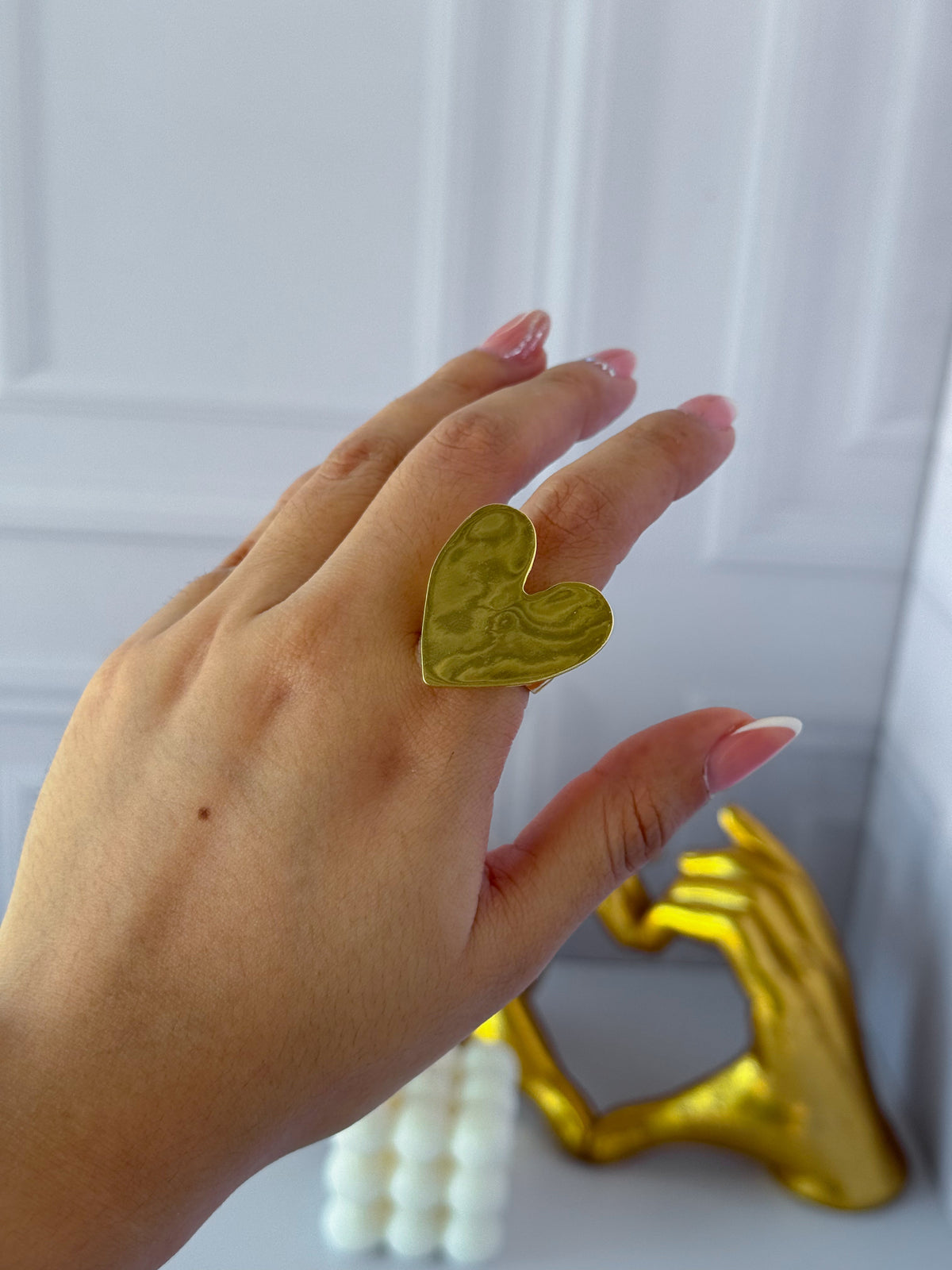 Large heart ring