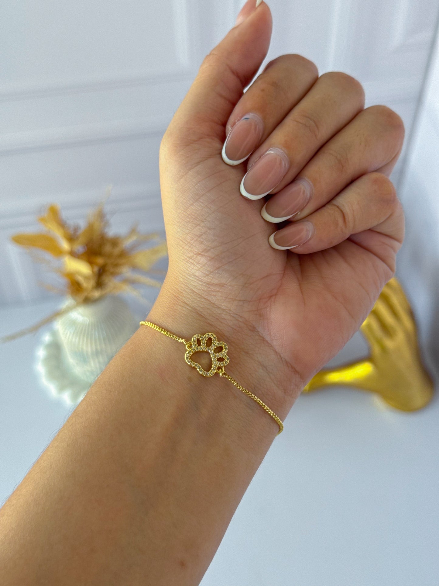 Paw print bracelet