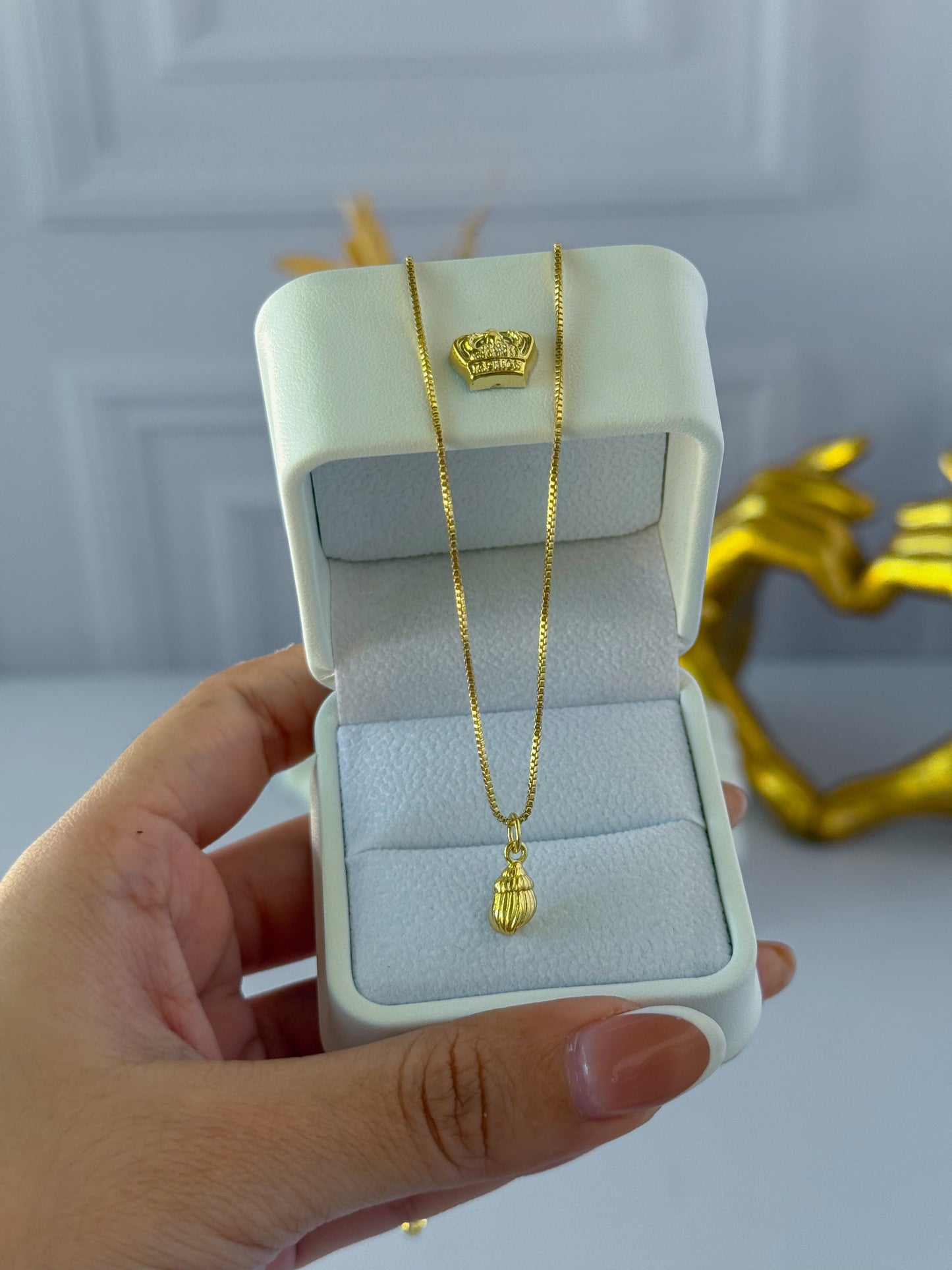 Mini cadena de ostra