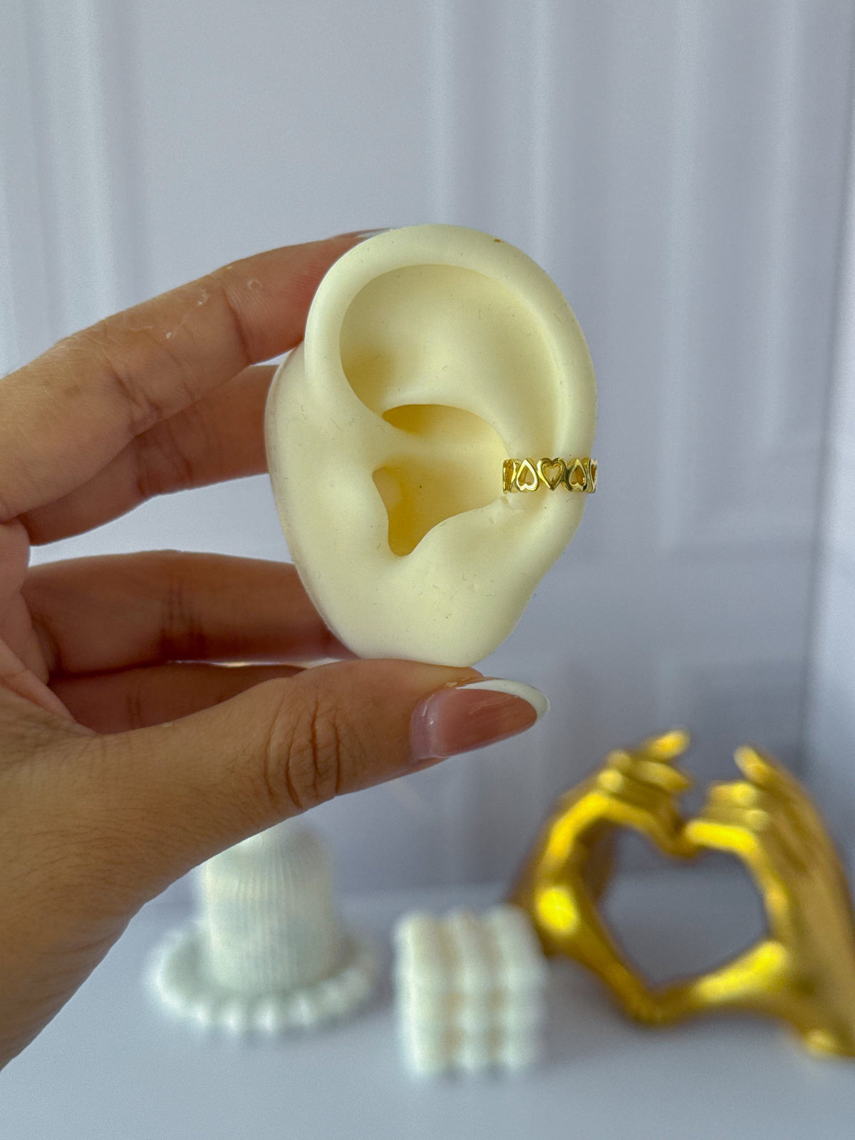 Ear cuff de corazón