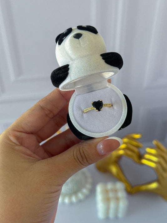 Anillo promesa cofre panda