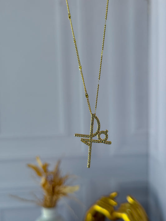 Cadena de perlas grandes