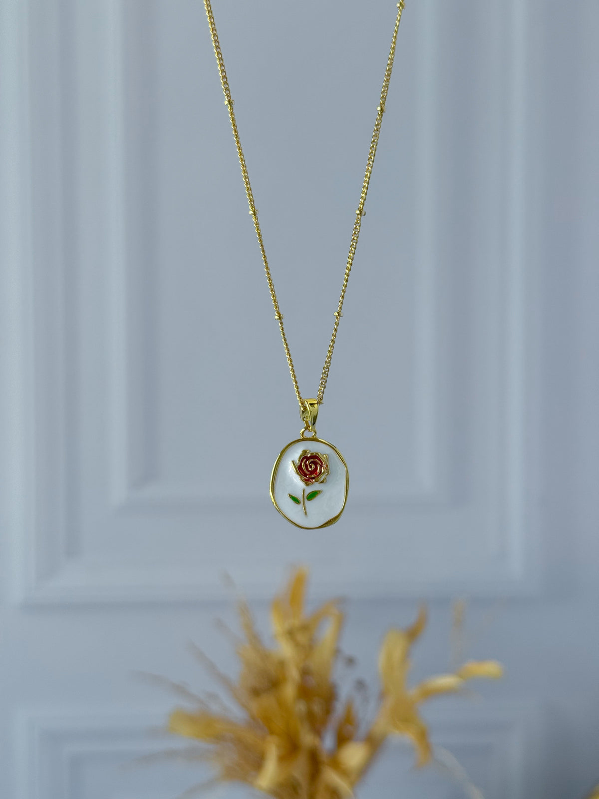 Cadena rosa nacarada