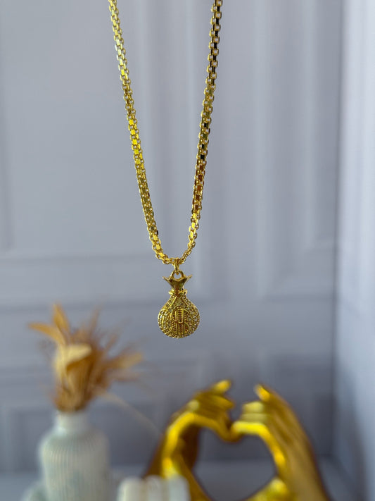 Money bag chain