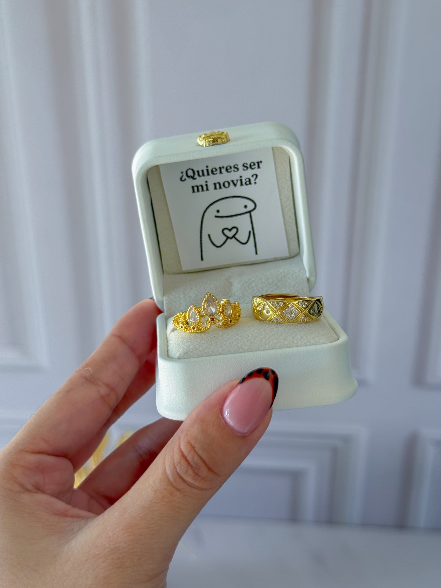 Anillos promesa ¿Quieres ser mi novia?