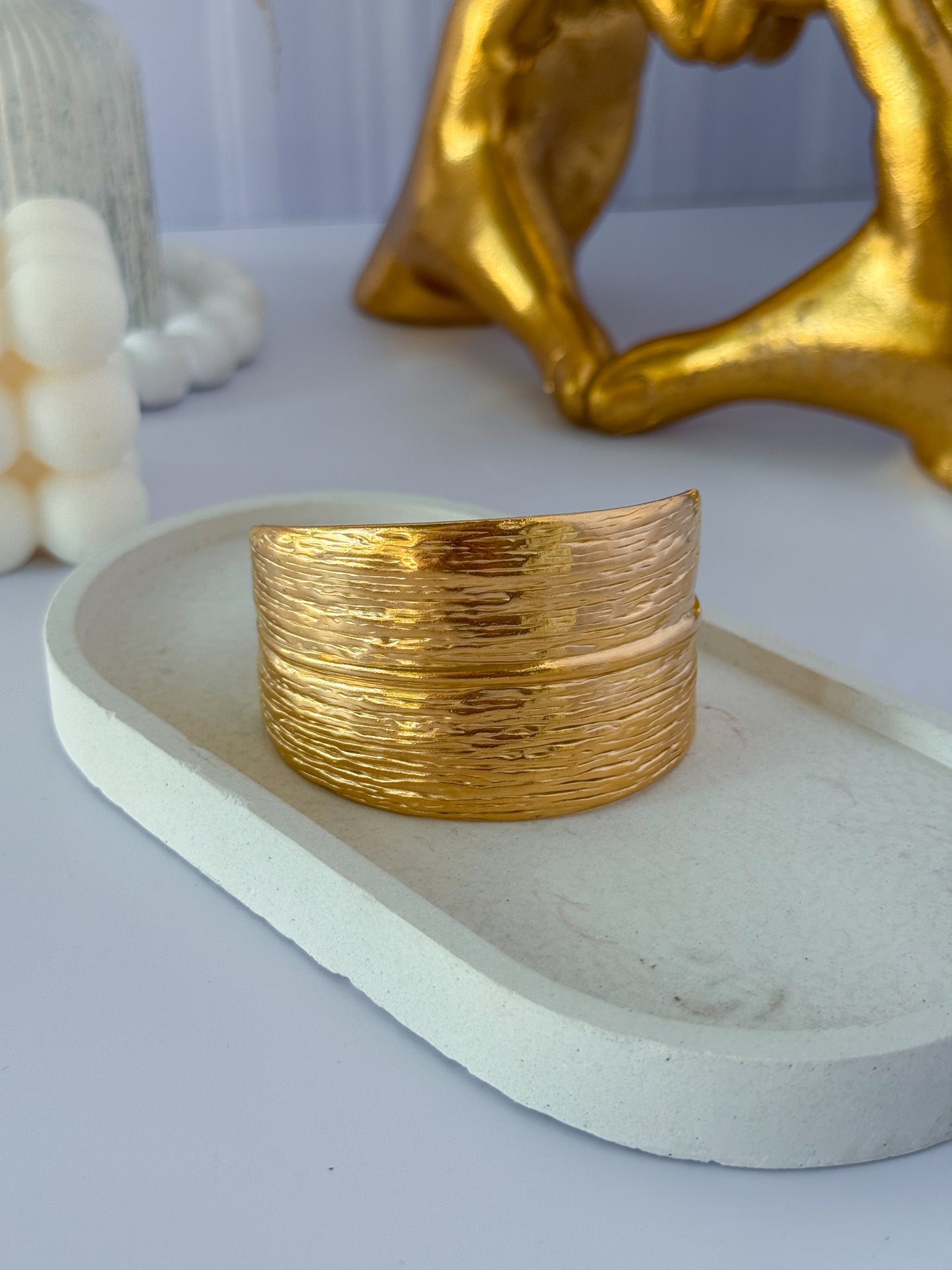 Pulsera hojas rayas