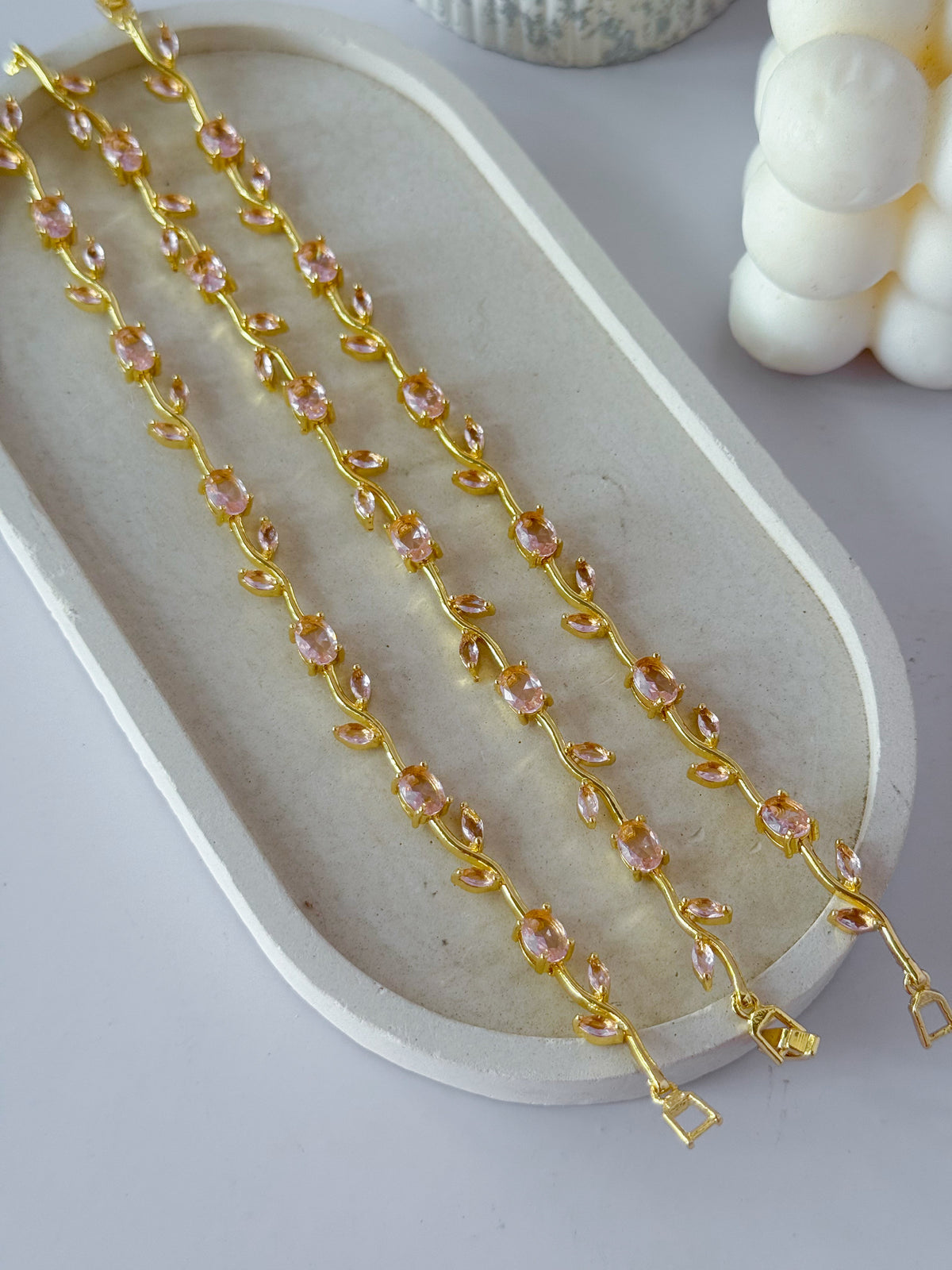 Pulsera de tulipán rosado