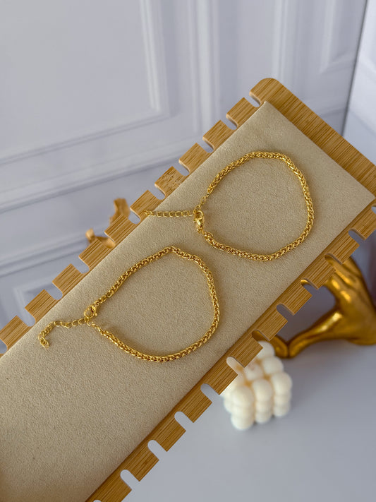 Dúo de pulseras para compartir básicas