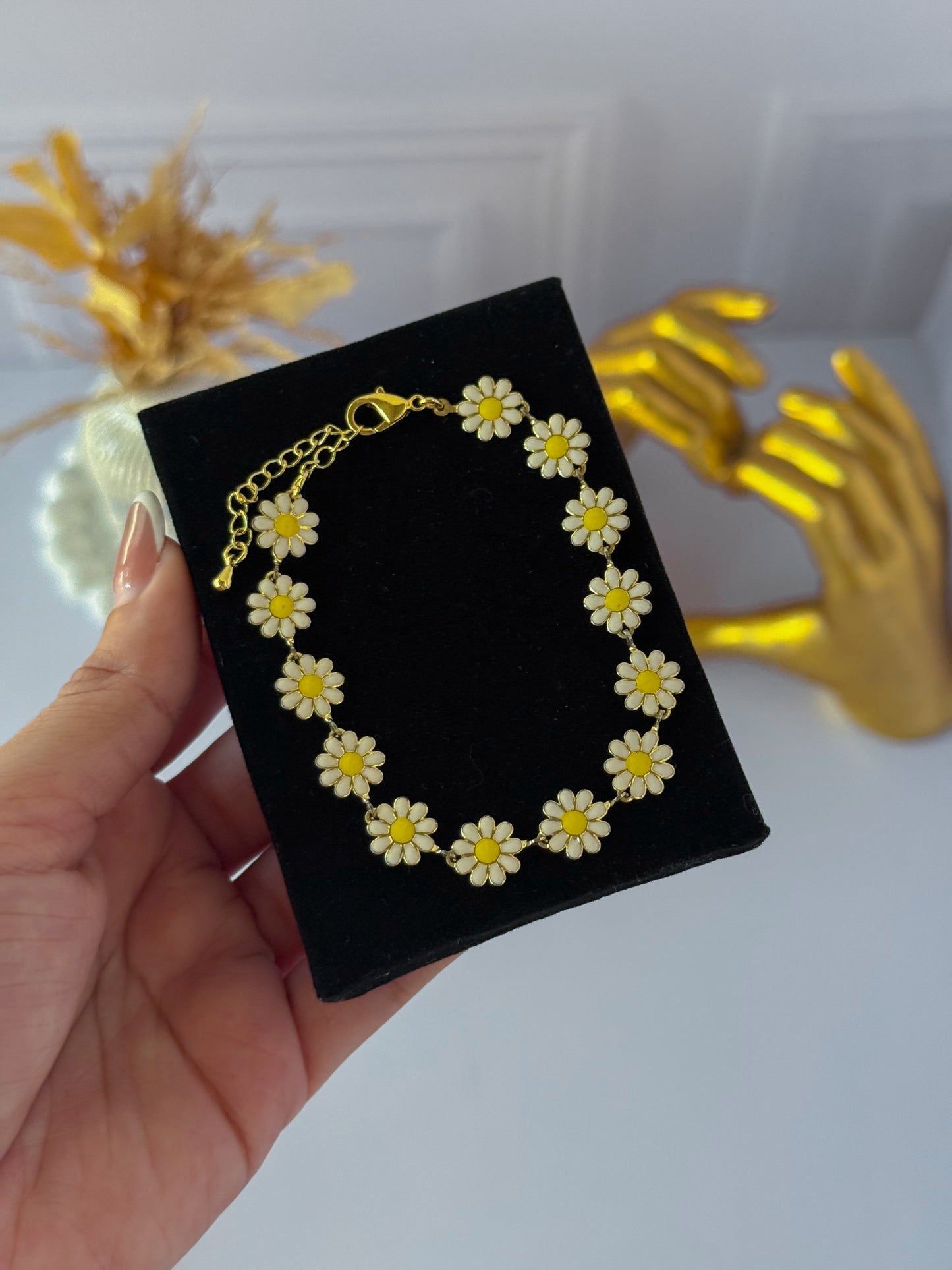 Pulsera de girasoles sencillos