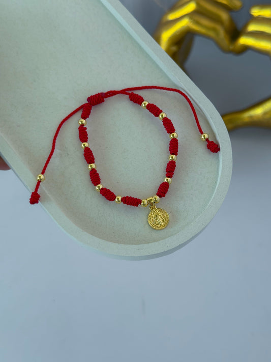 Pulsera de San Benito con nudo corredizo