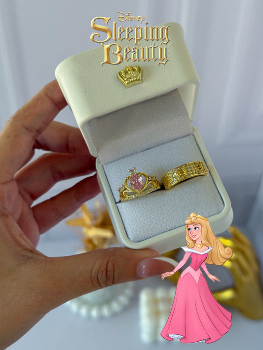 Anillos promesa “La bella durmiente”