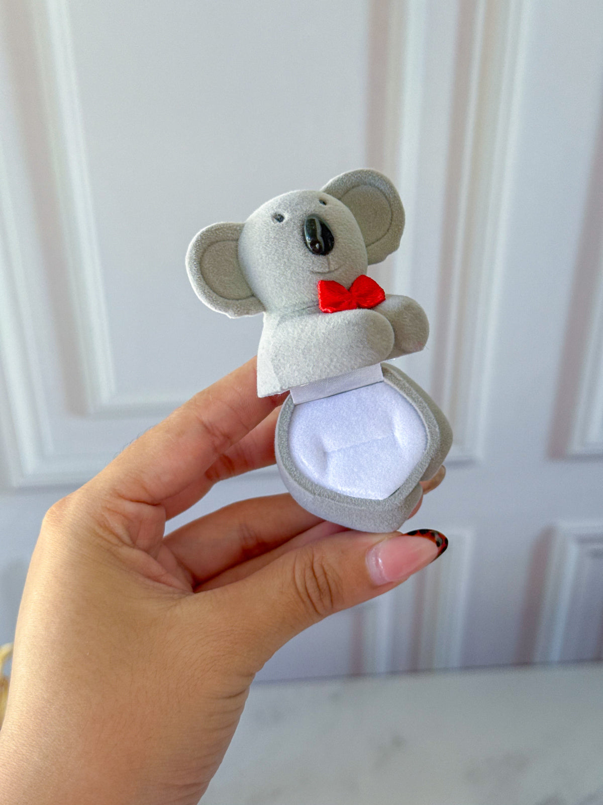Caja para anillo de koala