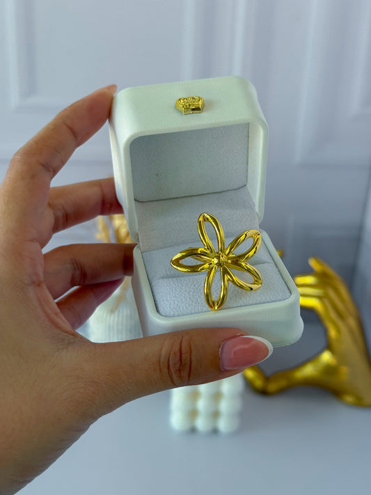 Large flower ring