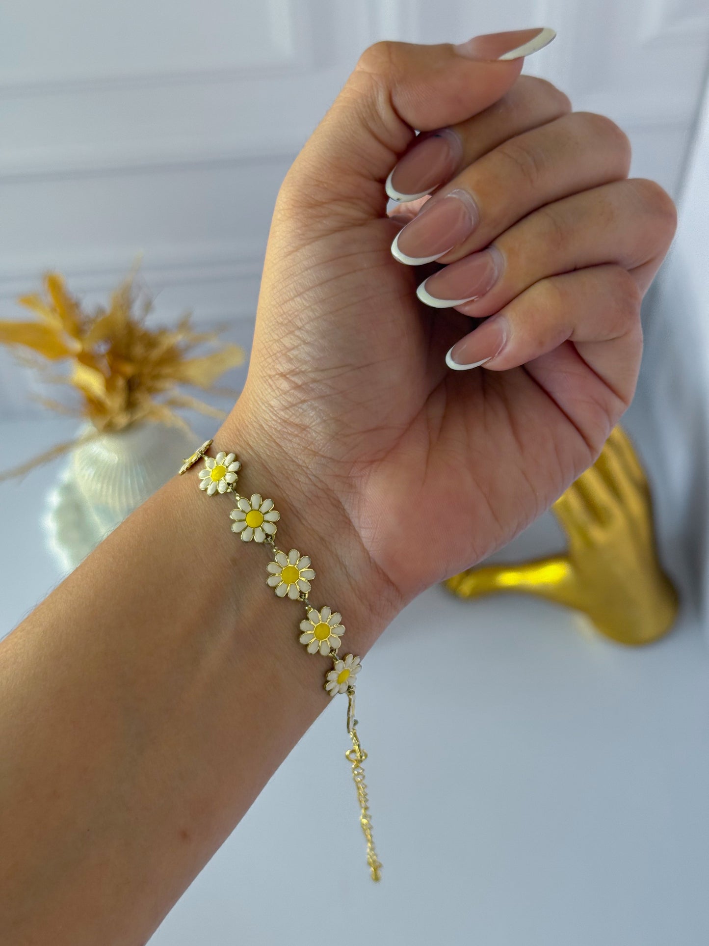 Pulsera de girasoles sencillos