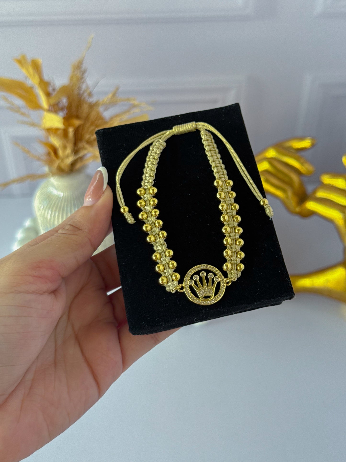 Pulsera Rolex tejida
