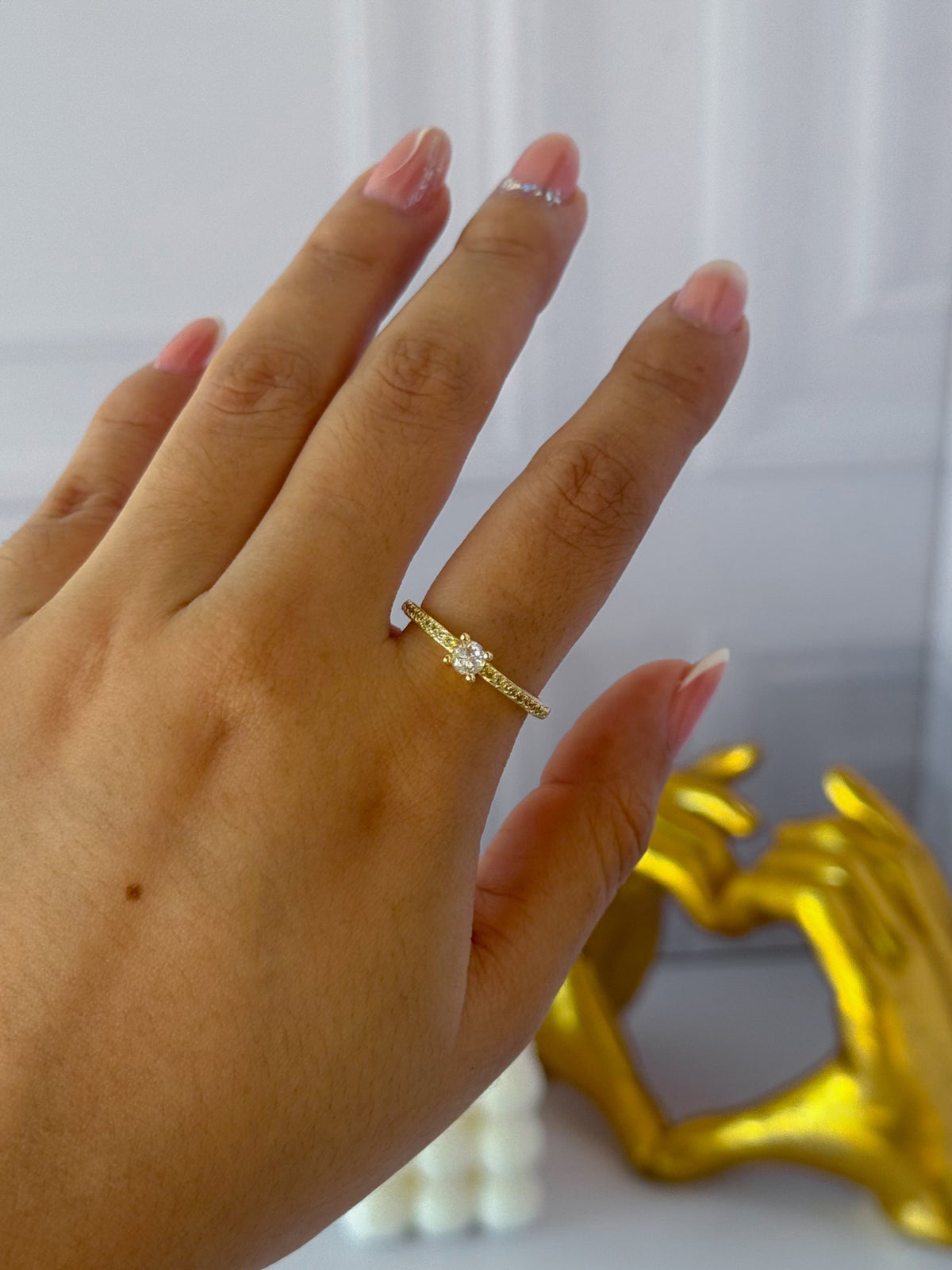 Small pearled ring