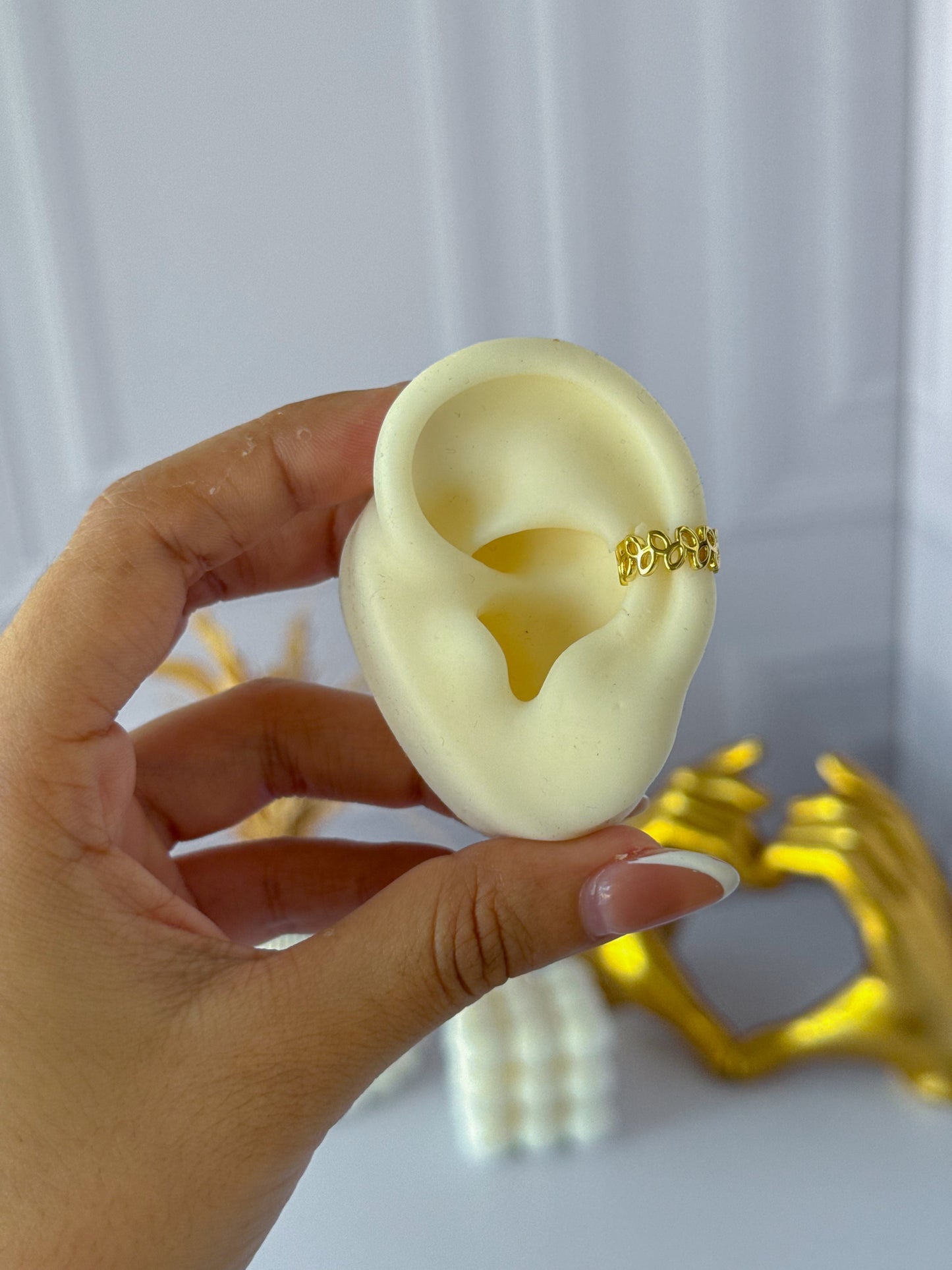 Ear cuff de hojita