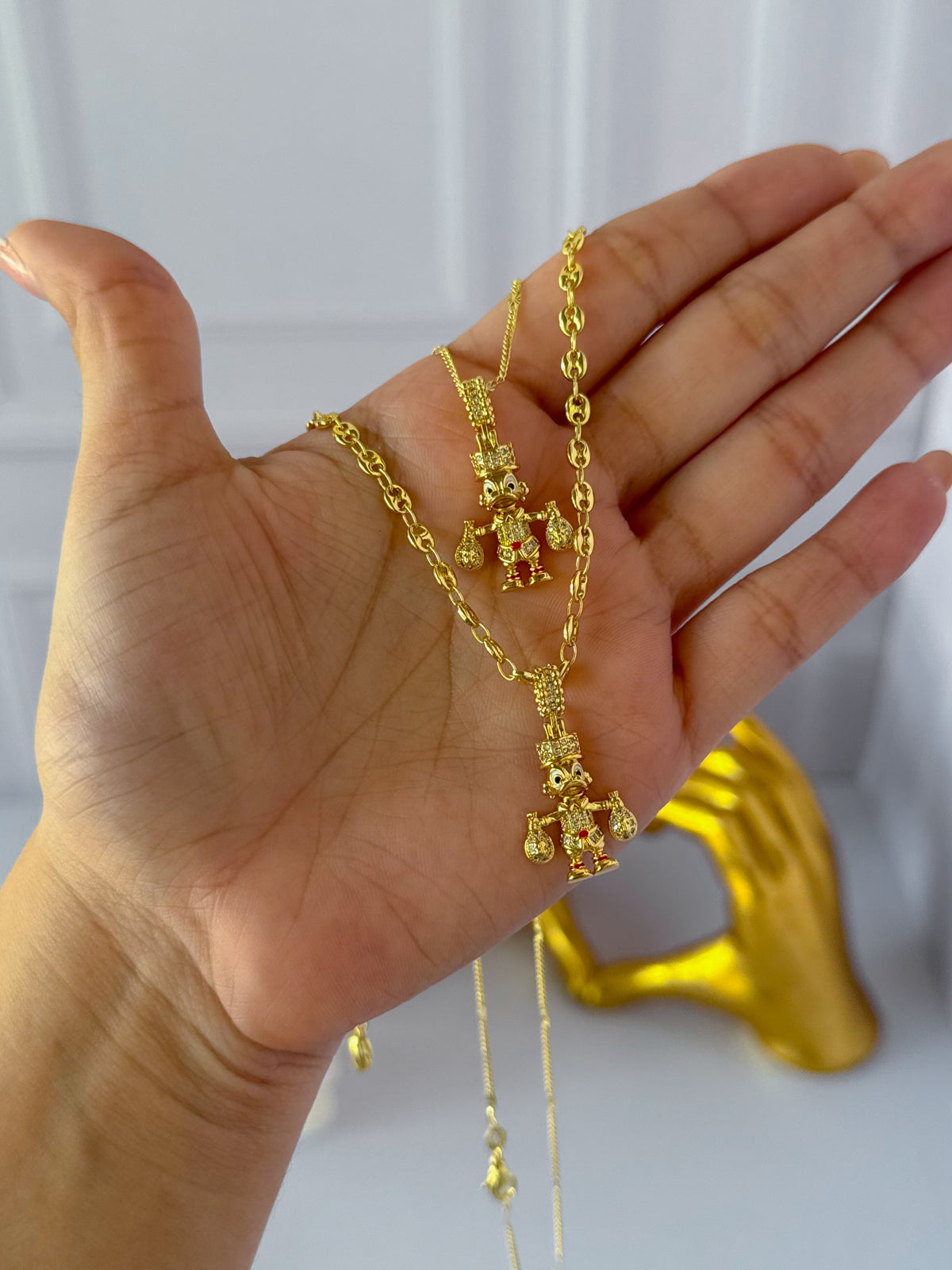 Dúo de cadenas para compartir tío rico