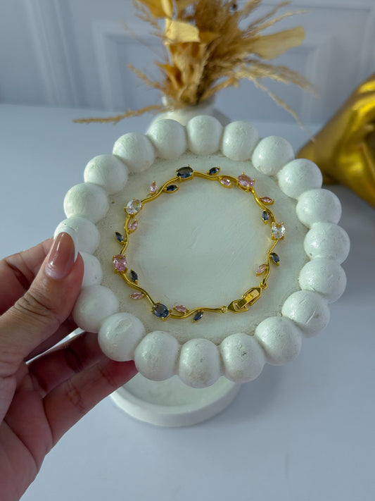 Pulsera de tulipanes de Rapunzel