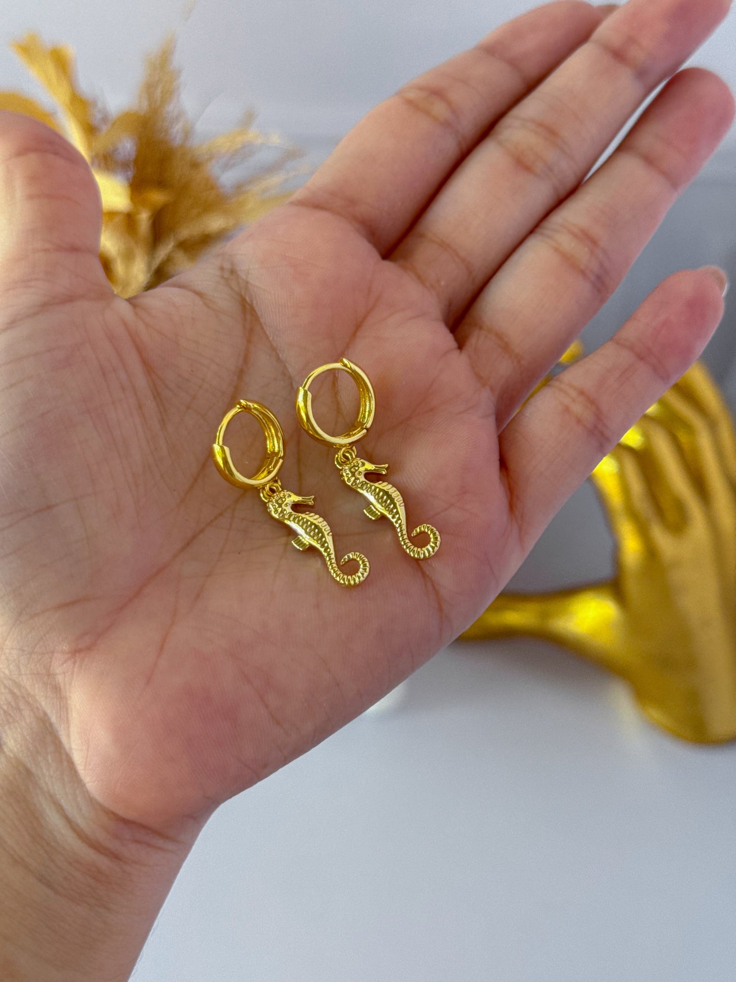 Pendientes de caballitos de mar