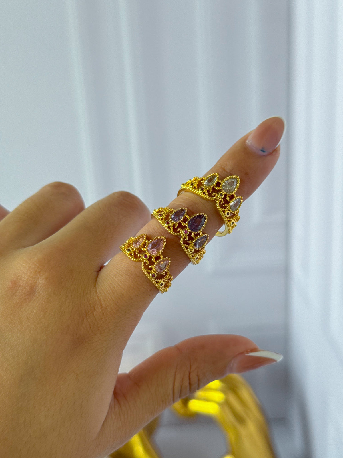 Rapunzel crown ring