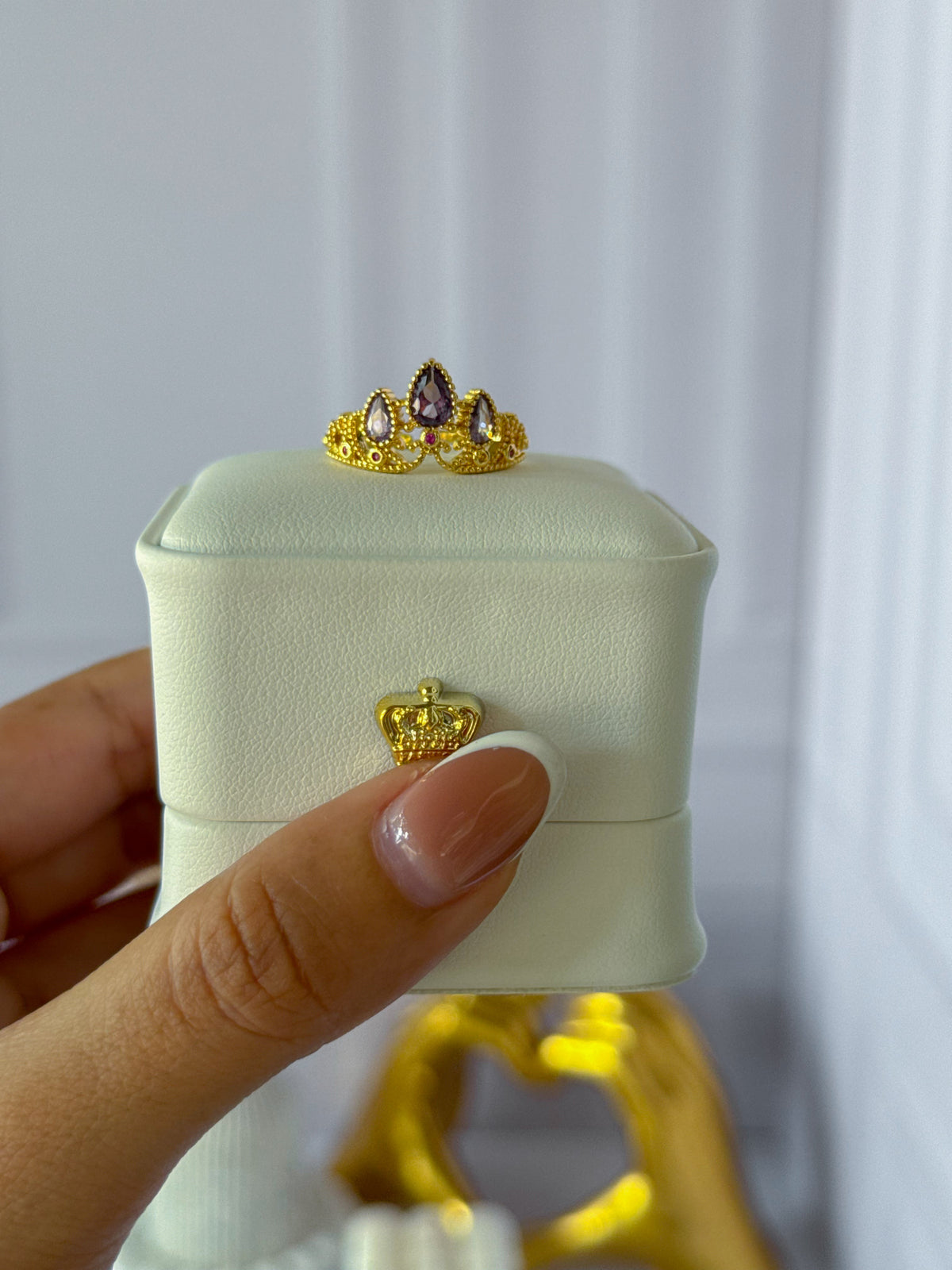 Rapunzel crown ring