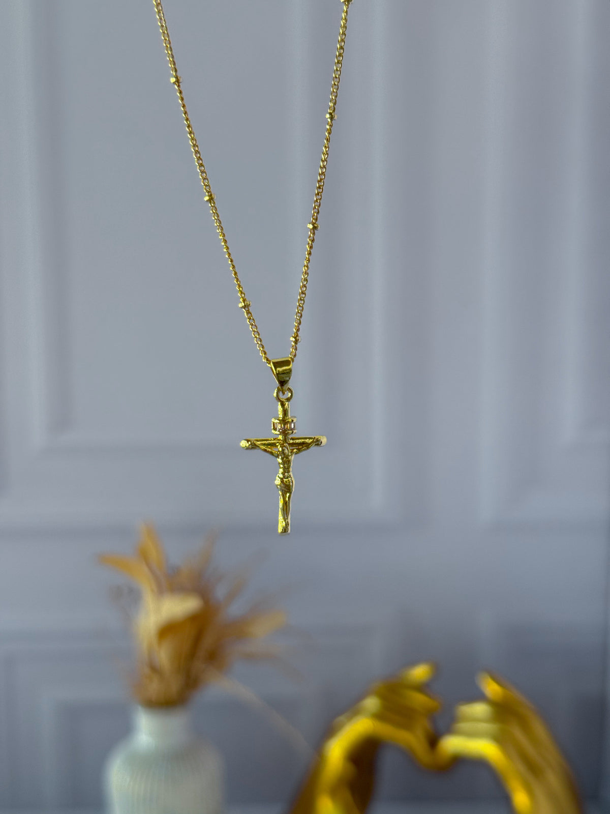 Cadena cruz Cristo