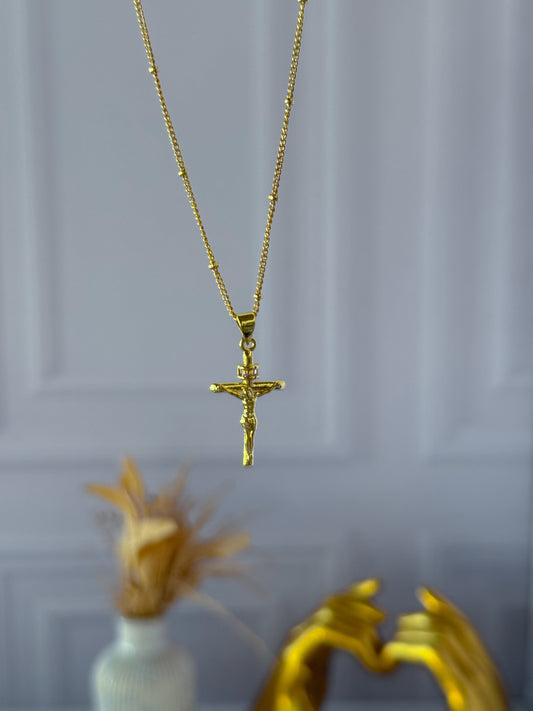 Cadena cruz Cristo