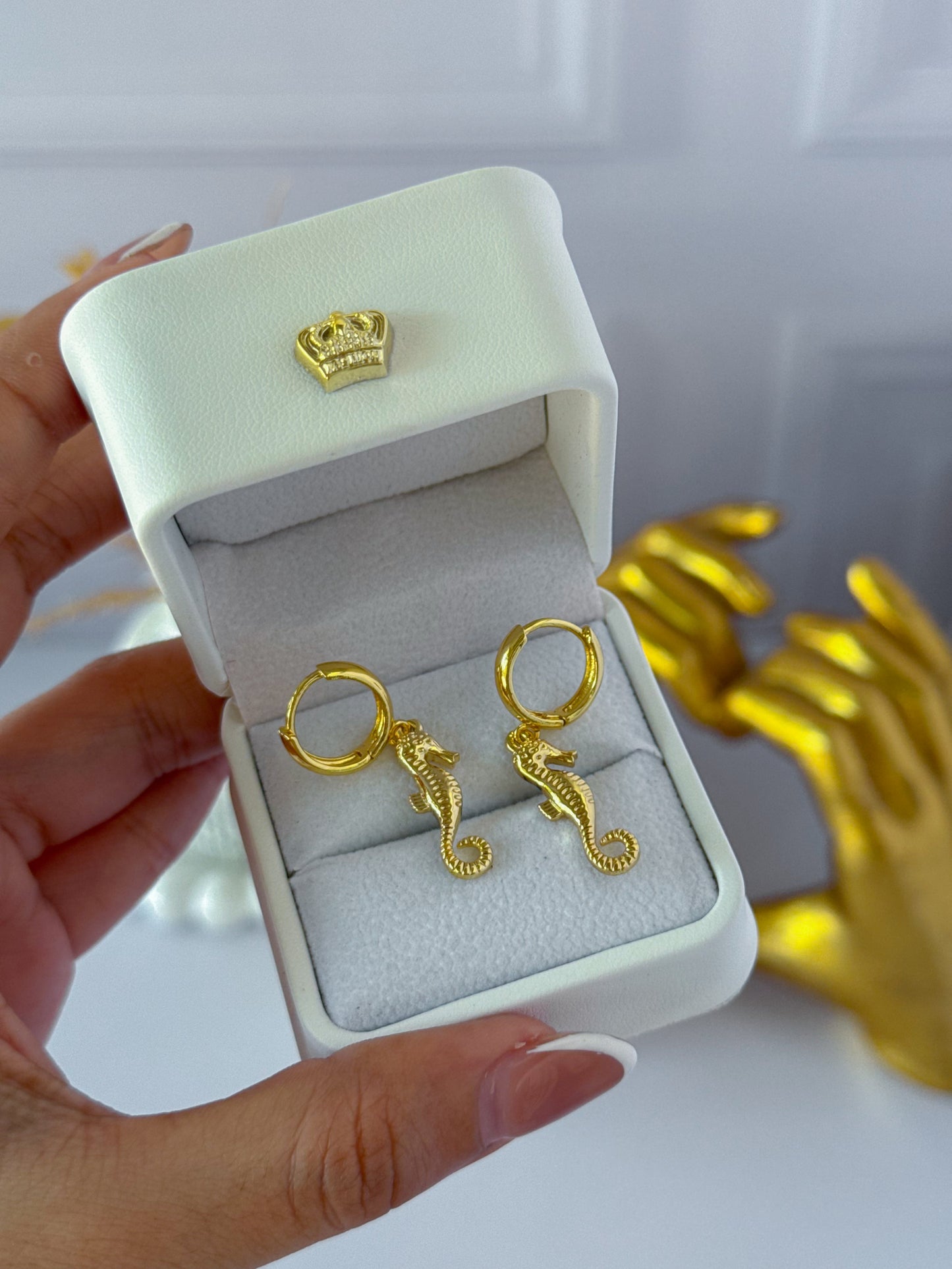 Pendientes de caballitos de mar