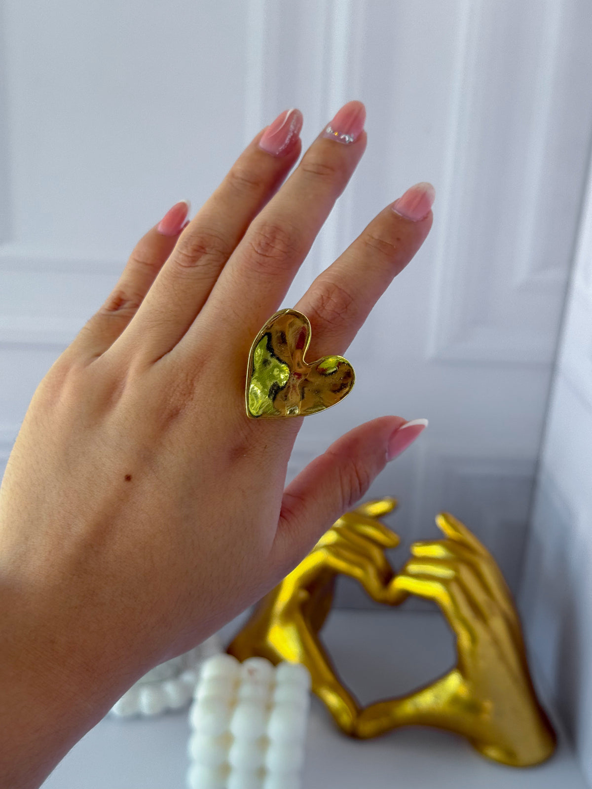 Large heart ring
