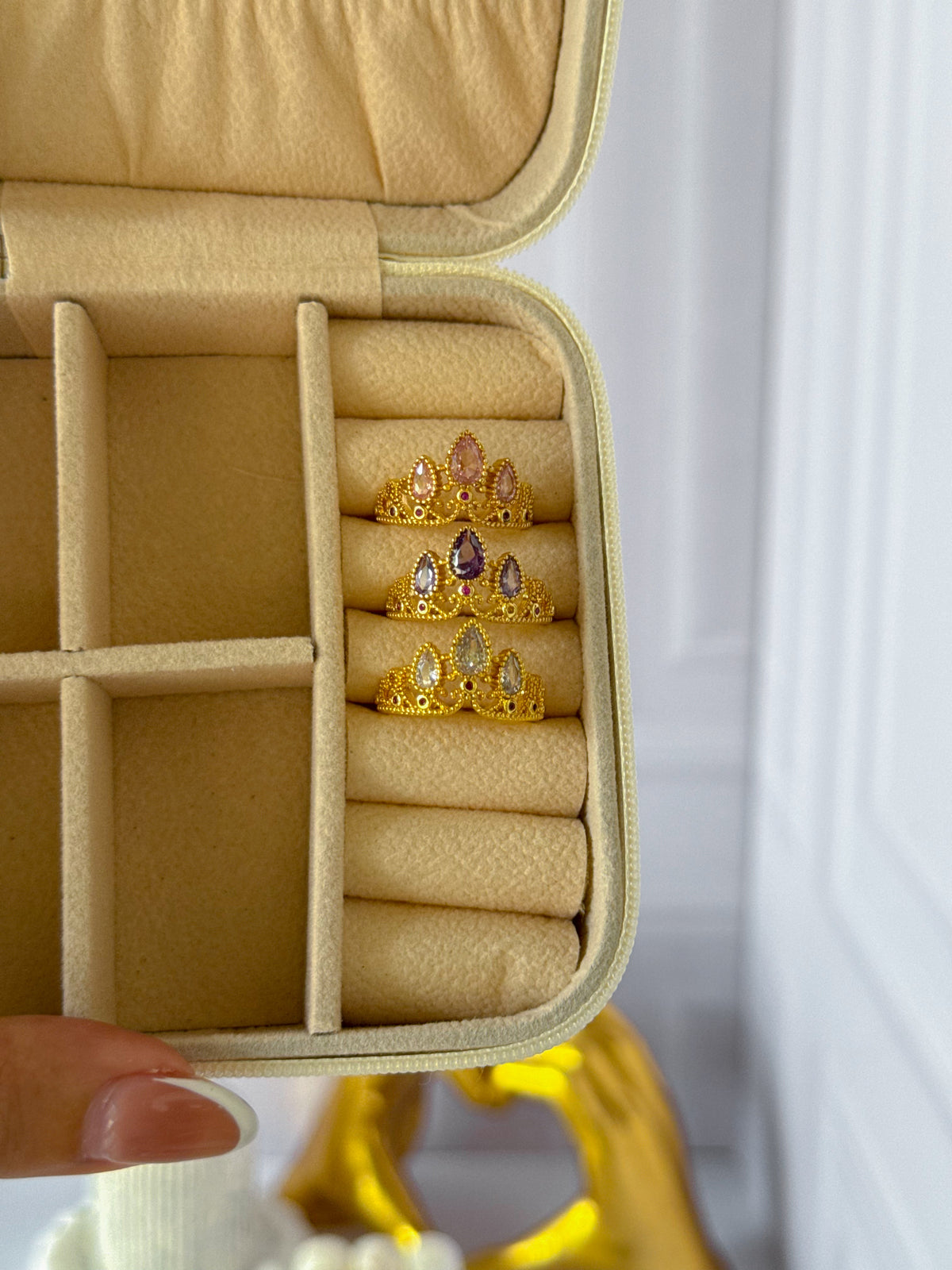 Rapunzel crown ring
