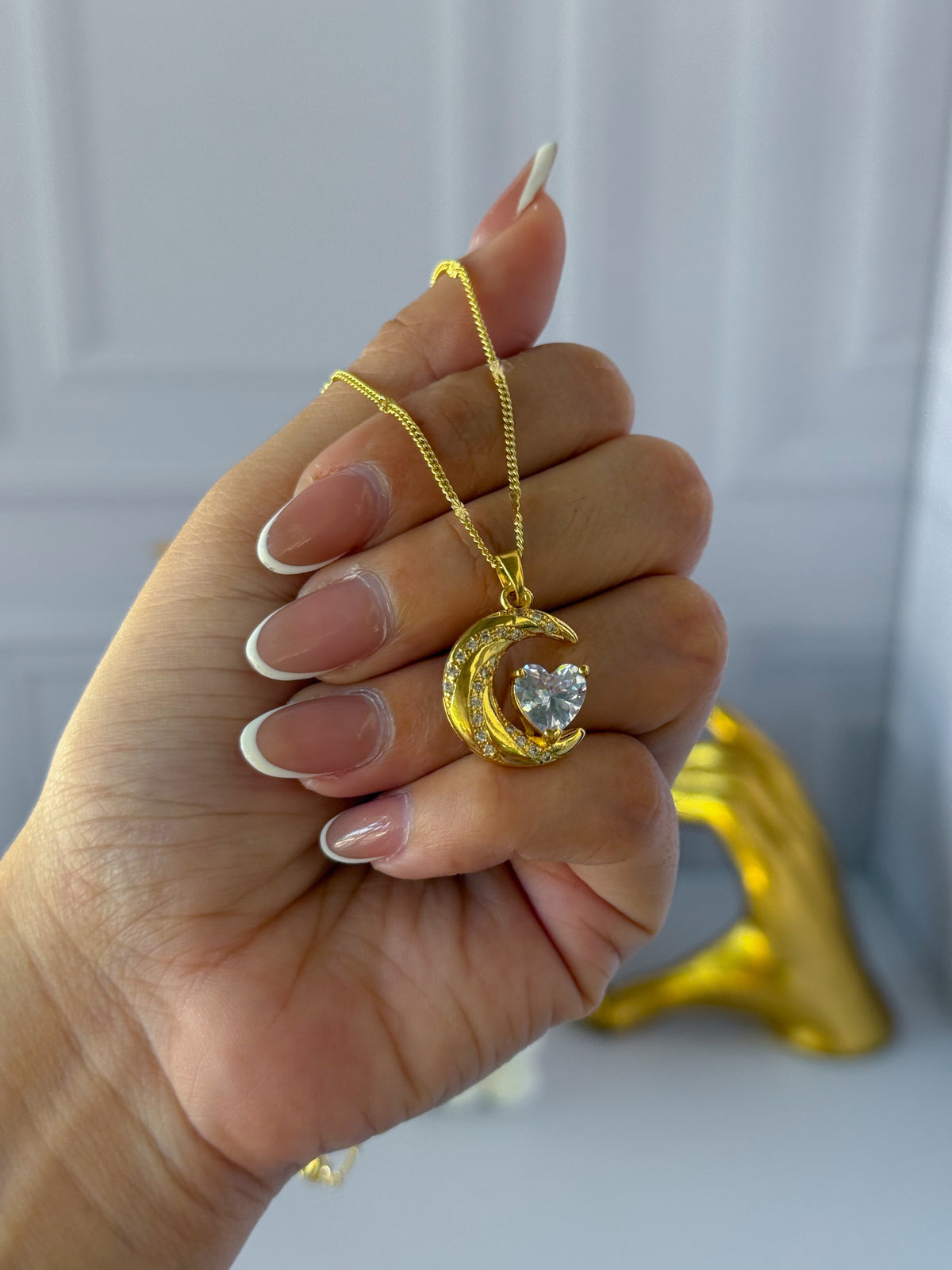 Cadena Lunalinda con perla