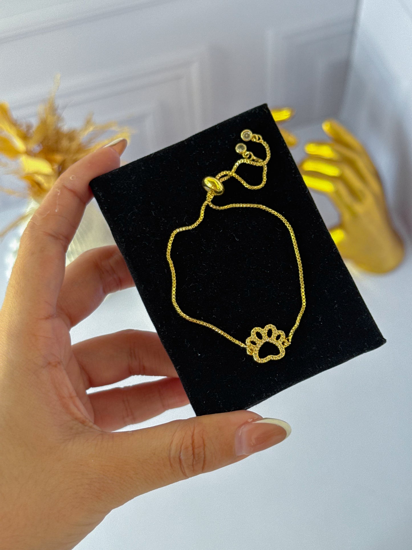 Paw print bracelet