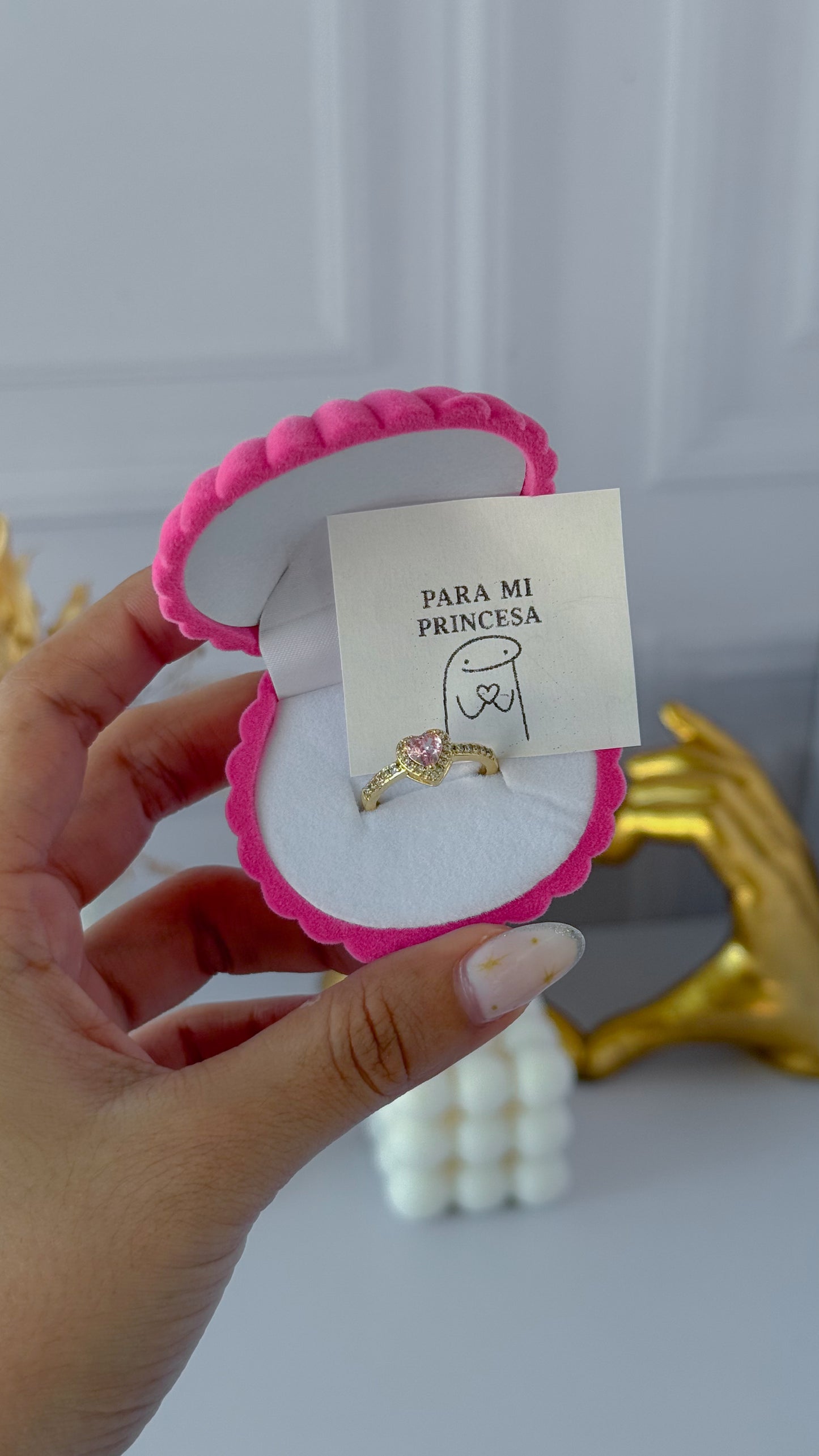 Anillo promesa “Para mi princesa”