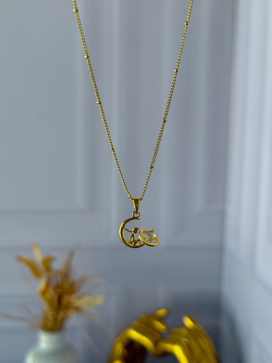 Cadena con dije del Principito