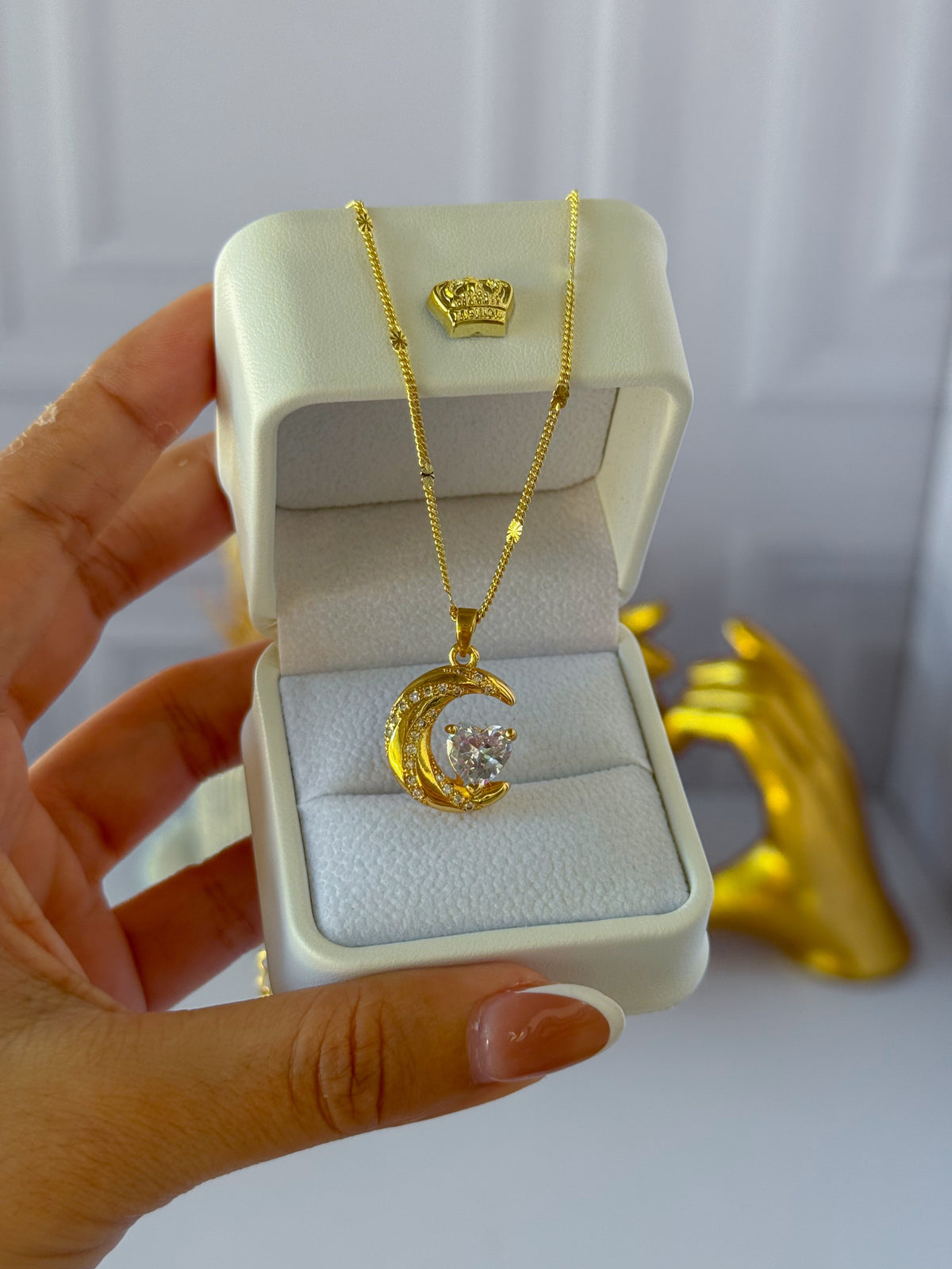 Cadena Lunalinda con perla